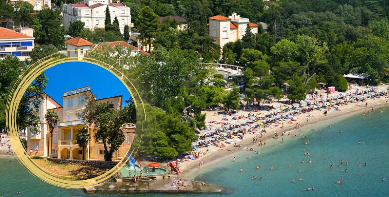 POSEZONA u CRIKVENICI – 2 ili 3 noćenja s polupansionom za dvoje + gratis paket za 1 dijete do 5,99 god. uz ulaz u akvarij i najam bicikli u Hotelu Villa Ružica 3* TIK UZ MORE