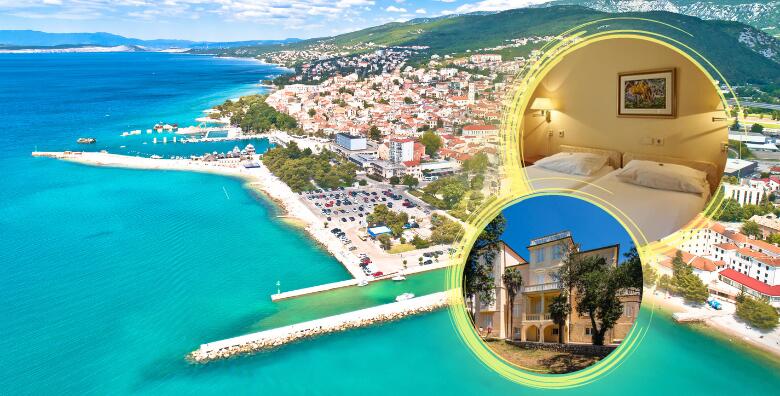KRAJ LJETA U CRIKVENICI – 2 ili 3 noćenja s polupansionom za dvoje + gratis paket za dijete do 5,99 godina u Hotelu Villa Ružica 3* uz ulaz u akvarij