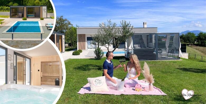 WELLNESS U ISTRI - opustite se u romantičnoj atmosferi i provedite naljepše trenutke s voljenom osobom uz 2 ili 3 noćenja u Villa Romantica 4* s jacuzzijem, bazenom i saunom