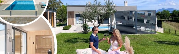 WELLNESS U ISTRI - opustite se u romantičnoj atmosferi i provedite naljepše trenutke s voljenom osobom uz 2 ili 3 noćenja u Villa Romantica 4* s jacuzzijem, bazenom i saunom