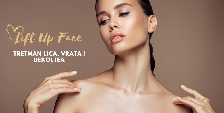 Lift Up Face tretman lica, vrata i dekoltea - inovativnom tehnologijom smanjite bore i poboljšajte konture lica u GARGANO Estetskom centru