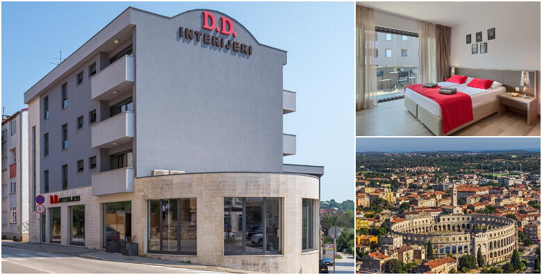 PULA – 2 noćenja za 2 osobe + gratis ponuda za 1 dijete do 12 godina u dvokrevetnoj sobi Premium s uključenim doručkom u Pula City Center Accommodation 4* za 999 kn!