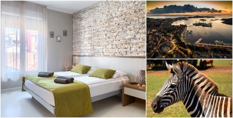PULA – provedite 1 ili 2 noćenja s doručkom za 2 osobe ili 2 odrasle osobe i 2 djece u Pula City Center Accommodation 4* uz ulaznice za NP BRIJUNI od 999 kn!