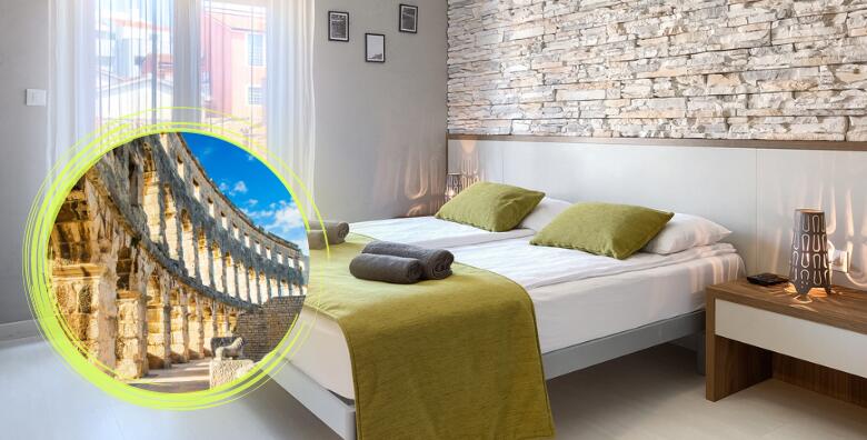 PULA - provedite uzbudljiv odmor u gradu ispunjenom nizom događanja uz 2 noćenja s doručkom za dvoje + gratis najam bicikala u Pula City Center Accommodation 4*