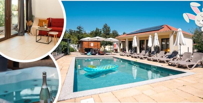 Ponuda dana: USKRS NA KRKU, VSG Apartmani 5* - 2 ili 3 noćenja za 2 osobe uz korištenje saune, jacuzzija, grijanog vanjskog bazena te prostora za roštilj (VSG Resort, Apartmani 5*)