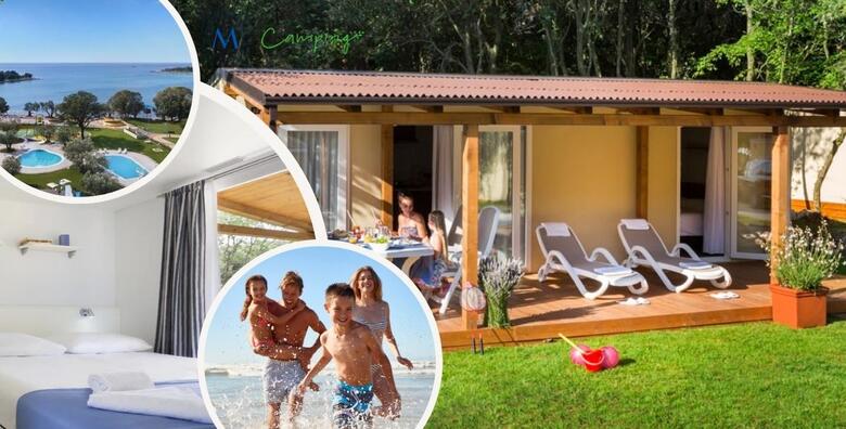 Rovinj, Maistrin kamp Polari 4* - zabavni obiteljski odmor uz 2 noćenja za 4 odraslih + gratis paket za 2 djece do 11,99 godina u kompletno opremljenoj Standard mobilnoj kućici
