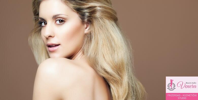 POPUST: 41% - Obnovite izgled uz paket frizerskih usluga koji će se pobrinuti za novu boju i zdravlje Vaše kose u Beauty studiju Venera za 199 kn! (Beauty studio Venera)
