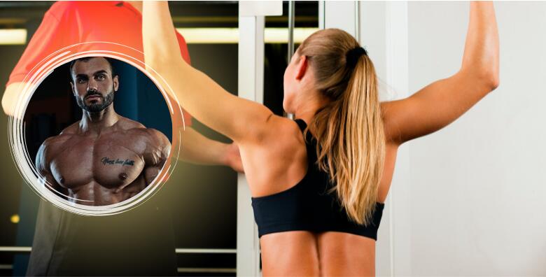 Izgradi tijelo o kojemu oduvijek sanjaš! Odvaži se za mjesec dana privatnih treninga koje vode stručni treneri Silvio Krstanović i Marija Krvarić
