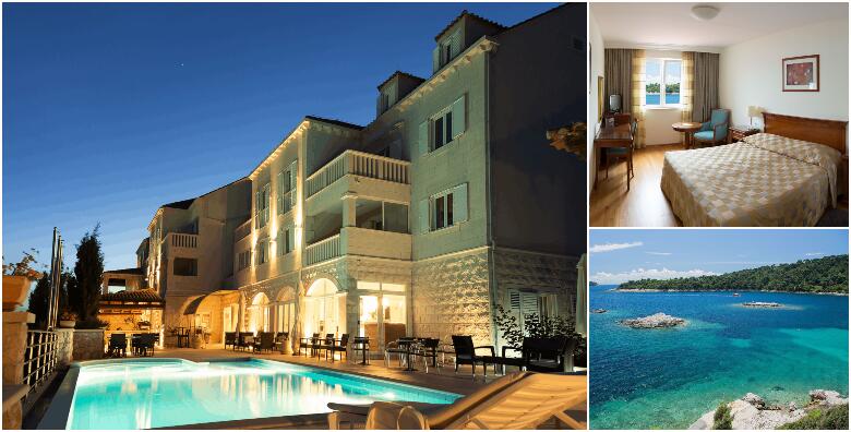 Otok Šipan – provedite 2 noćenja s polupansionom za dvoje + gratis ponuda za 1 dijete do 3 godine na veličanstvenom mjestu tik uz more u predivnom Hotelu Božica 4* od 1.530 kn!
