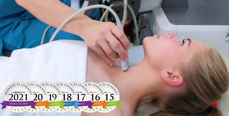 Ultrazvuk vrata sa štitnjačom u Specijalističkoj ordinaciji obiteljske medicine dr. Davor Mlikotić proglašenog Najdoktorom već 7. godinu zaredom