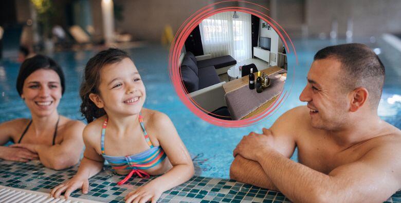 Ponuda dana: TOPLICE SV. MARTIN - 2 noćenja u Apartmanu Sandra 4* nadomak bazena sa 1 cjelodnevnim kupanjem u termama za 2 osobe i 2 djece do 5,99 godina (Studio apartman Sandra 4*)