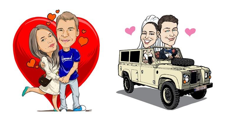 Poklonite najdražoj osobi originalnu i unikatnu portretnu karikaturu A4 dimenzije kao poklon za Valentinovo, rođendan, godišnjicu braka ili za bilo koju drugu prigodu od 299 kn!