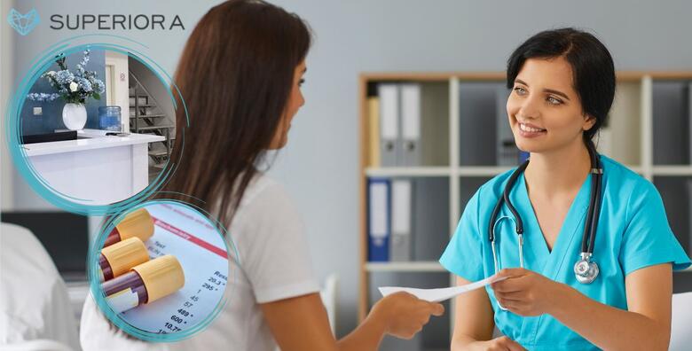Poliklinika Superiora - kompletan sistematski pregled za žene koji uključuje ultrazvuk srca, abdomena, štitnjače i dojki