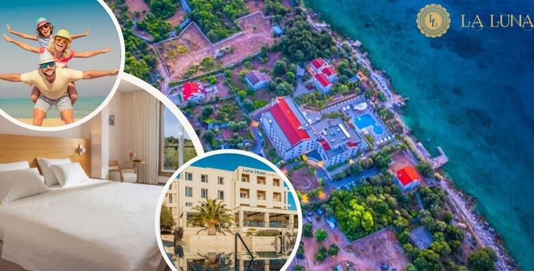 Proljetni WELLNESS bijeg na Pag - obiteljski odmor uz 2 noći s ALL INCLUSIVE uslugom za 2 odrasle osobe i do 3 djece uz Spa zonu i unutarnji bazen u Hotelu La Luna 4*