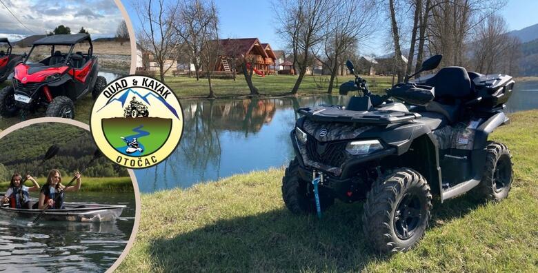 QUAD/BUGGY AVANTURA i vožnja PROZIRNIM KAJAKOM za DVOJE – doživite adrenalinsku vožnju, otkrijte netaknutu prirodu Gacke doline i plovite ispod 5 mostova