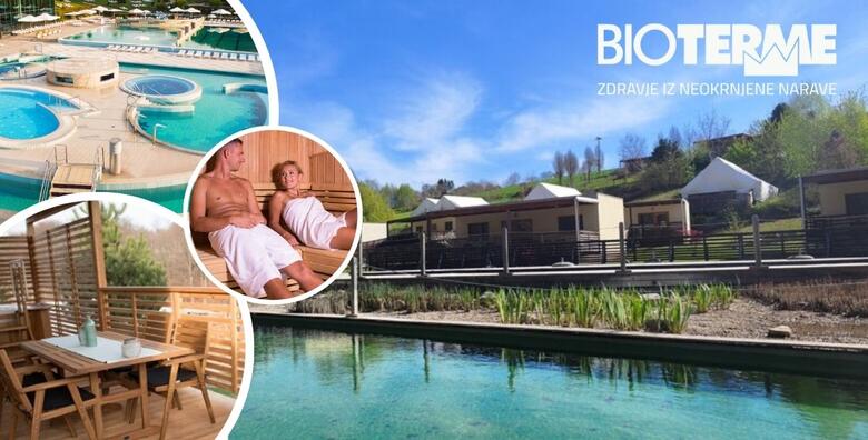 Glamping naselje Bioterme 4*- 2 ili 4 noćenja s polupansionom za 2 odrasle osobe + GRATIS paket za 1 dijete uz neograničeno kupanje u termalnom parku