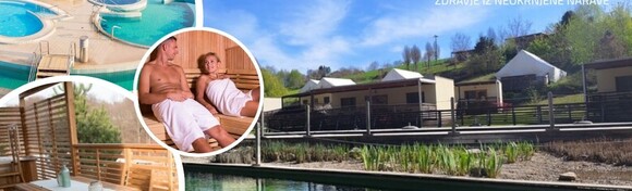 Glamping naselje Bioterme 4*- 2 ili 4 noćenja s polupansionom za 2 odrasle osobe + GRATIS paket za 1 dijete uz neograničeno kupanje u termalnom parku