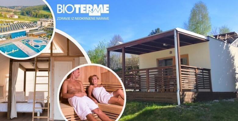 Praznici u Sloveniji, Glamping naselje Bioterme 4* - 2 ili 4 noći s polupansionom za 2 osobe + GRATIS paket za 1 dijete uz korištenje bazena, sauna, fitnessa i animacijski program