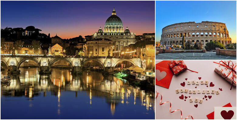 Ponuda dana: VALENTINOVO U RIMU - provedite čarobne i romantične trenutke uz 3 noćenja s doručkom za 2 osobe u hotelu 3*/4* u prekrasnom Rimu već od 4.300 kn! (Vuckovic Travel Collections)