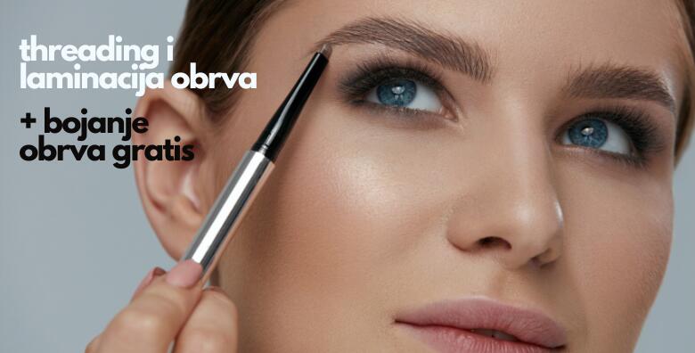 Želite savršene obrve? Odlučite se za threading i laminaciju obrva te bojanje obrva gratis u salonu Hairshow by Iva Vaca