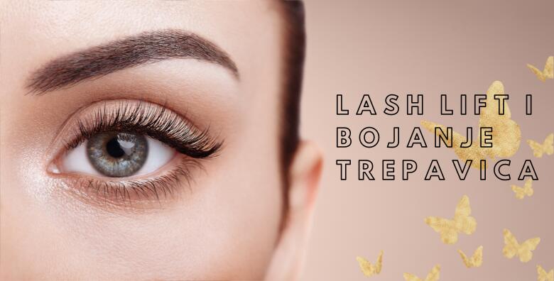 Uvijek zavodljiv pogled osigurajte uz bojanje trepavica i lash lift koji će podići, uviti i definirati vaše trepavice u Beauty salonu Hairshow