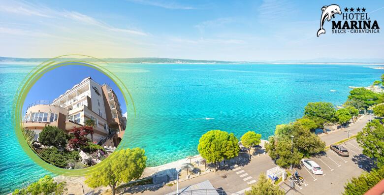 Ponuda dana: Selce, Hotel Marina 4* - uživajte u atraktivnom malenom gradiću uz 3 noćenja s polupansionom i korištenjem bazena i fitnessa za dvoje (Hotel Marina 4*)