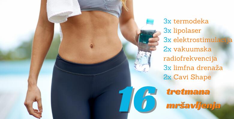 Osjećajte se sretno i samopouzdano u vlastitom tijelu uz PAKET 16 TRETMANA ZA MRŠAVLJENJE u kozmetičkom salonu Wings of Beauty