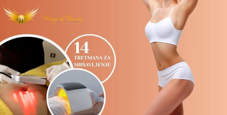 Učvrstite tijelo i samopouzdanje uz paket od 14 TRETMANA MRŠAVLJENJA u kozmetičkom salonu Wings of Beauty