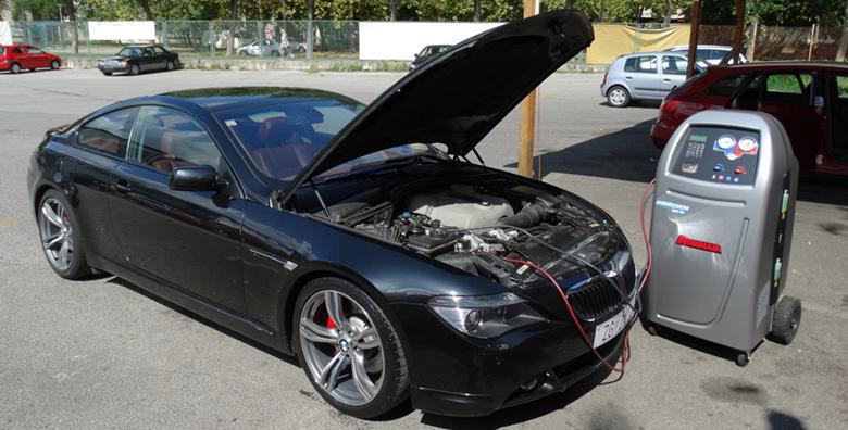 AUTO KLIMA – putujte bezbrižno uz punjenje auto klime do 500g sa promjenom ulja u kompresoru klime + kompletna dezinfekcija klima sustava ozonom u Auto centru Jimmy