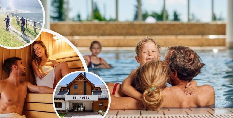 OBITELJSKO LJETOVANJE U SLOVENIJI - 2 noći s polupansionom za 2 osobe + GRATIS paket za 1 dijete uz korištenje WellNest unutarnjeg bazena i saune u Forest Hotelu Videc 3*