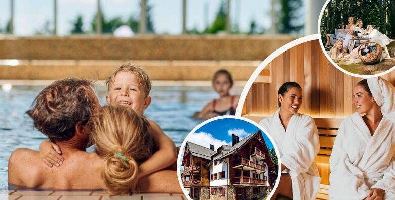 Obiteljsko ljeto na Pohorju - 2 noćenja za do 4 osobe u Superior apartmanu uz korištenje WellNest unutarnjih grijanih bazena i sauna u Family Apartments Bolfenk 4*