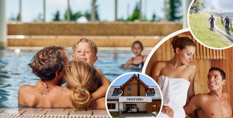 OBITELJSKI WELLNESS U SLOVENIJI - 2 noći s polupansionom za 2 osobe + GRATIS paket za 1 dijete uz korištenje WellNest unutarnjeg bazena i saune u Forest Hotelu Videc 3*