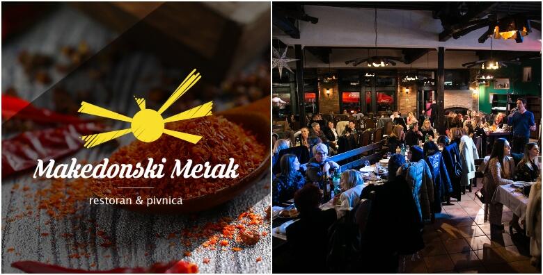 Priuštite si nezaboravni merak i užitak okusa uz roštilj platu za 4 osobe u ugodnom rustikalnom ambijentu restorana i pivnice Makedonski Merak za 299 kn!