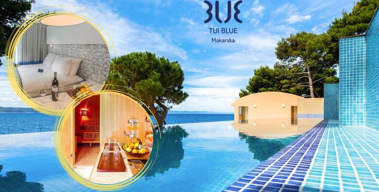 TUI BLUE Makarska 4* ADULTS ONLY - luksuzno opuštanje uz 2 noćenja s doručkom ili polupansionom za dvoje s panoramskim bazenom, saunom i teretanom