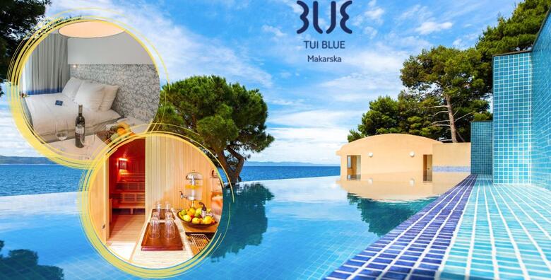 TUI BLUE Makarska 4* ADULTS ONLY – luksuzno opuštanje uz 2 noćenja s doručkom ili polupansionom za dvoje s panoramskim bazenom, saunom i teretanom