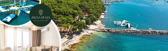 Holiday Park Zelena Punta 3*, UGLJAN - vrhunski završetak ljetne sezone uz 3 ili 5 noćenja za 2, 3 ili 5 odraslih i 1 dijete u apartmanima uz samu plažu