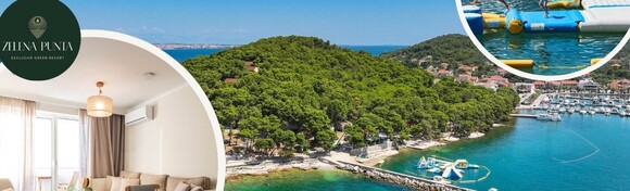 UGLJAN, Holiday Park Zelena Punta 3* - rujanski odmor od 3 ili 5 noćenja za 2, 3 ili 5 odraslih i 1 dijete u apartmanima uz samu plažu