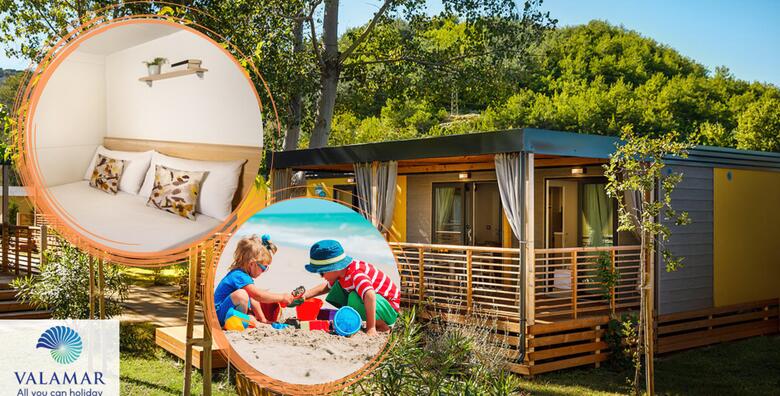 San Marino Camping Resort 4* by Valamar, RAB - uživajte u obiteljskom odmoru  uz 2 noćenja za 4 osobe i 2 djece do 11,99 god u mobilnim kućicama
