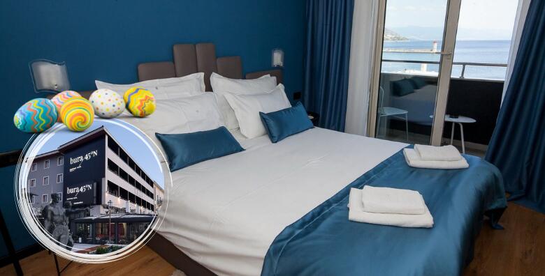 USKRS u Hotelu Bura 45°N 4* - 2 noćenja s polupansionom za 2 osobe u Comfort sobi s prekrasnim pogledom na more uz korištenje SPA zone