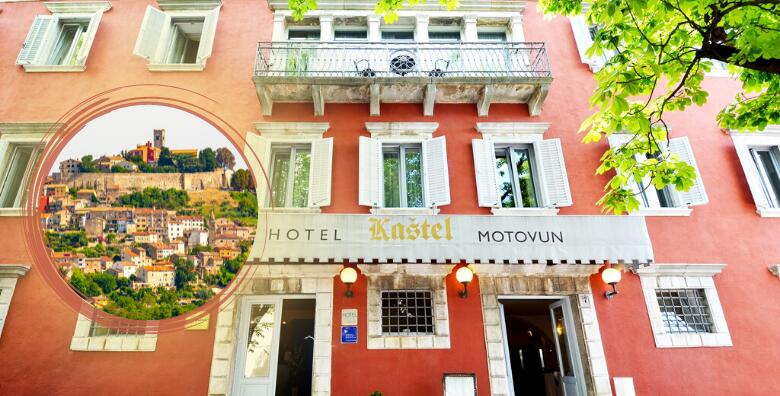 POPUST: 41% - MOTOVUN - odmor pod suncem u srcu Istre uz 2 noćenja s polupansionom za dvoje + korištenje bazena i saune u Boutique Hotelu Kaštel 3* za 2.190 kn! (Boutique Hotel Kaštel 3*)