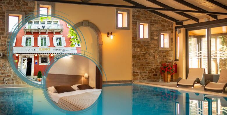 MOTOVUN – proljeće u srcu Istre uz 2 noćenja s doručkom za dvoje uz korištenje bazena sa hidromasažom i slapovima te Wellness Sauna Oaze u Boutique Hotelu Kaštel 3*