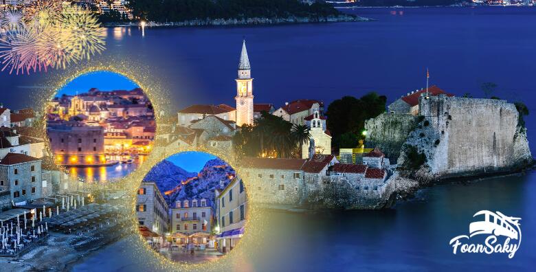 NOVA GODINA U BUDVI! Provedite nezaboravna 3 noćenja za 1 osobu s uključenim prijevozom i posjetite Dubrovnik i Kotor