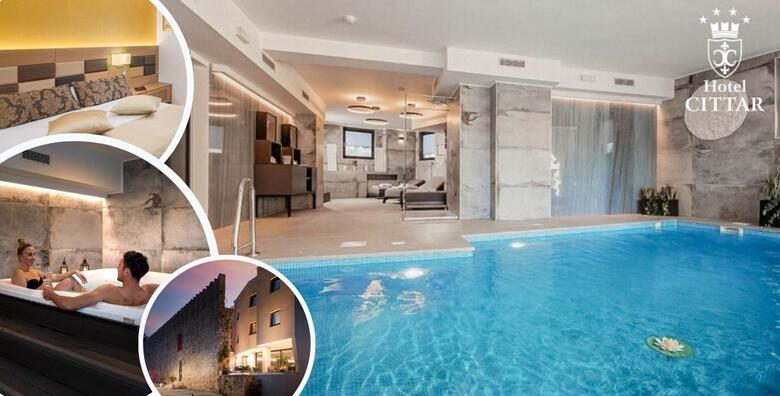 Ponuda dana: WELLNESS U ISTRI - 1 ili 2 noći za 2 osobe s doručkom uz korištenje wellnessa i 1x masažom leđa od 20 min u luksuznom Hotelu Cittar 4* (Hotel Cittar 4*)