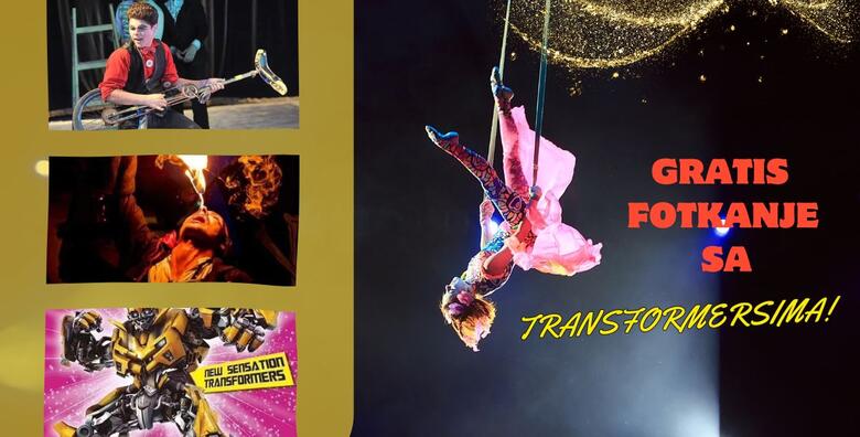 CIRKUS SPEKTAKL U PODSTRANI, SPLIT! Uživajte u 90 minuta vrhunske zabave uz zračne akrobacije, Transformerse, klaune i još mnogo toga za cijelu obitelj!