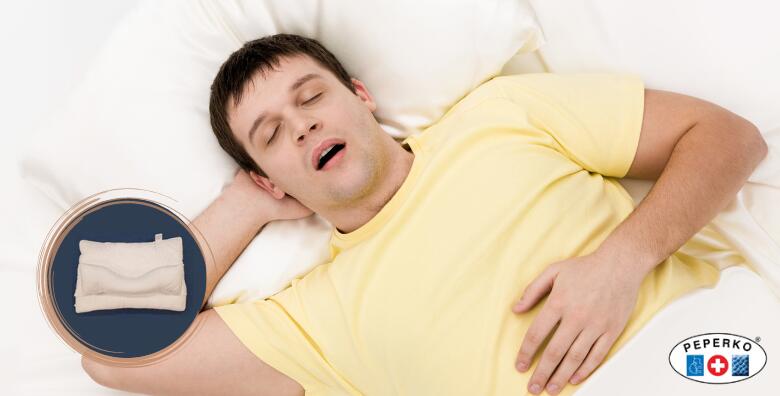 POPUST: 30% - JASTUK PROTIV HRKANJA - poboljšajte kvalitetu života sebi i ukućanima te spriječite moguće komplikacije uz anatomski jastuk s valjkom za pravilan položaj glave kod spavanja (Tekstilna galanterija Peperko)