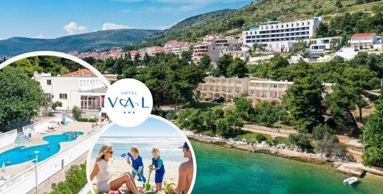 ŠPICA SEZONE u Hotelu Val 3* pored Trogira - 3, 5 ili 7 noćenja s ALL INCLUSIVE uslugom za 2 odraslih i 1 dijete do 11,99 godina + GRATIS paket za 1 dijete do 7,99 godina