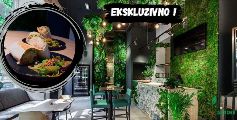POPUST: 39% - Uživajte u bogatim zalogajima MORSKIH TORTILJA od kozica i dagnji za 2 osobe + jedne krumpiriće u restoranu Garden Food u Centru Zagreba (Food Garden)