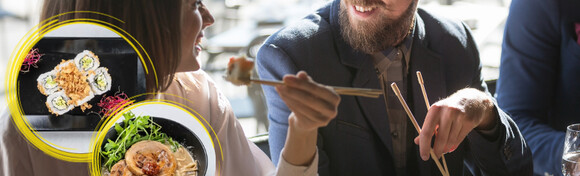 Japanski škartoc, age ebu sushi sa kozicama, edamame i tuna yukhoe u slasnom meniju u 2 slijeda za 2 osobe u japanskom restoranu Arigato u centru Zagreba!