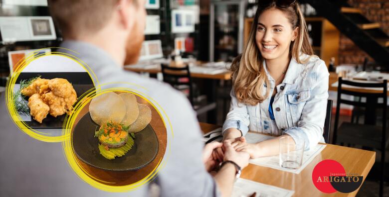 Okusi azije u japanskom restoranu Arigato - meni za 2 osobe uz tartar od tune, piletinu u teryaki umaku sa klicama mungo graha i piletinu u panko mrvicama