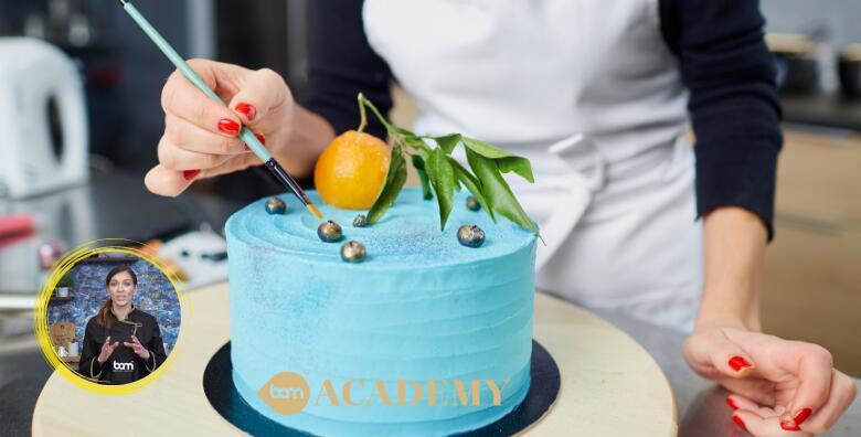 Online tečaj UKRAŠAVANJA TORTI by BAM ACADEMY - naučite izrađivati čokoladne ukrase, pripremati 3D i višekatne torte, prelijevati i premazivati slastice uz CERTIFIKAT